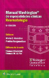 Manual Washington de especialidades clnicas Reumatologa