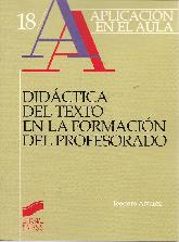 Didactica del texto en la formacin del profesorado