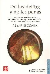 De los delitos y de las penas