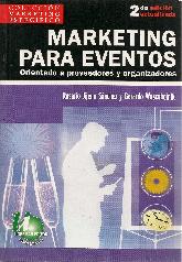 Marketing para eventos Orientado a proveedores y organizaciones