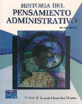 Historia del Pensamiento Administrativo