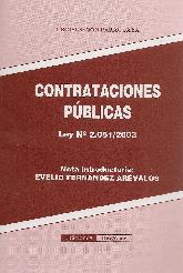 Contraciones Publicas Ley 2.051/2003