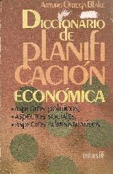 Diccionario de planificacion economica