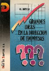 Grandes ideas en direccion de empresas