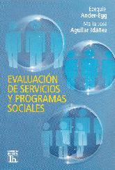 Evaluacion de Servicios y Programas Sociales
