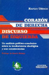 Corazon de derecha discurso de izquierda