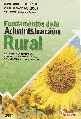 Fundamentos de Administracin Rural