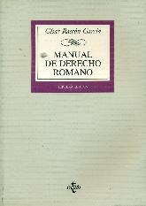 Manual de derecho romano