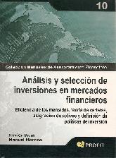 Analisis y seleccion de inversiones en mercados financieros