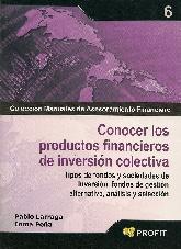 Conocer los productos financieros de inversin colectiva