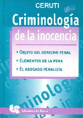 Criminologa de la inocencia