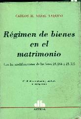 Regimenes de bienes en el matrimonio