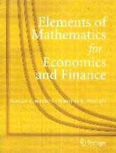 Elements of Mathematics for Economics and Finance