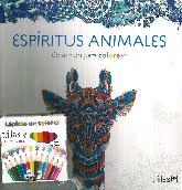 Espiritus Animales. Coleccin para colorear con lpices de colores