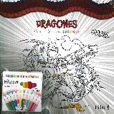 Dragones. Manga. Coleccin para colorear con lpices de colores