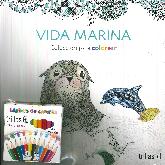 Vida Marina. Coleccin para colorear con lpices de colores