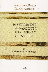 Historia del pensamiento filosfico y cientfico II