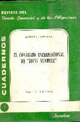 El contrato internacional de joint venture