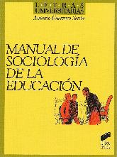 Manual de sociología de la educación