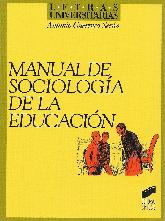 Manual de sociologa de la educacin