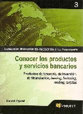 Conocer los productos y servicios bancarios