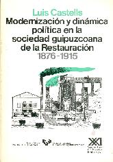 Modernizacin y dinmica poltica en la sociedad guipuzcoana de la Restauracion 1876-1915