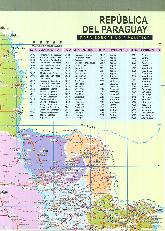 Repblica del Paraguay Mapa Educativo / Poltico