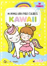 Kawaii Mi primer libro para colorear