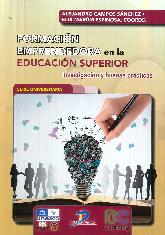 Formacin emprendedora en la educacin superior