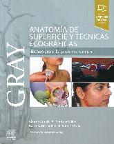 Anatoma de superficie y tcnicas ecogrficas GRAY