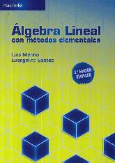 lgebra lineal con mtodos elementales