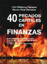 40 Pecados capitales en finanzas