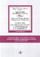 Derecho de obligaciones y contratos en general