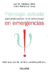 Psicologa aplicada en emergencias para profesionales de la intervencin