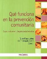 Qu funciona en la prevencin comunitaria