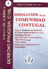 Disolucin de la comunidad conyugal