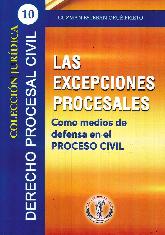 Las excepciones procesales