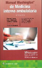 Manual Washington de medicina interna ambulatoria