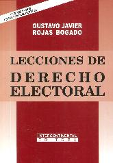 Lecciones de Derecho Electoral