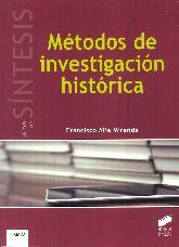 Metodos de investigacion historica 