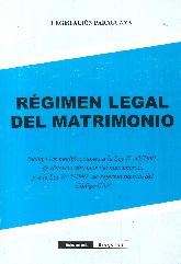 Rgimen Legal del Matrimonio