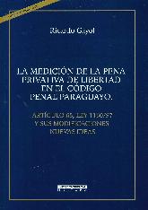 La medicin de la pena privativa de libetad en el Cdigo Penal Paraguayo