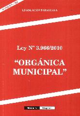 Ley N 3966/2010 Orgnica Municipal