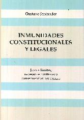 Inmunidades constitucionales y legales