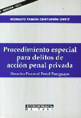 Procedimiento especial para delitos de accin penal privada