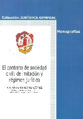 El contrato de sociedad civil: delimitacion y regimen juridico