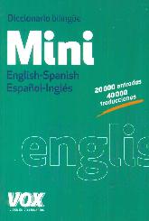 Diccionario bilingue Mini English Spanish Espaol Ingls