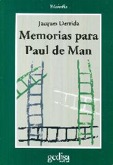Memorias para Paul de Man