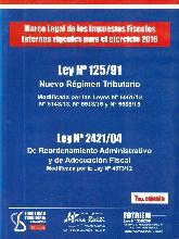 Ley N 125/91 Nuevo Rgimen Tributario y Ley N 2421/04 De Reordenamiento Administrativo DE BOLSILLO