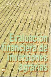 Evaluacion financiera de inversiones agrarias